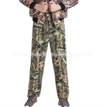 Taktikai álcázó vadász nadrág — tiszta pamut, lélegző, kopásálló; több zseb; álcázó mintázat; téli, tavaszi és őszi időre