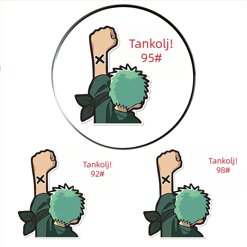 Általános célú autó üzemanyag-töltő sapka matrica, ragasztó anyag, minta: Oil type tips, telepítés ragasztóval, Márka: Like the car source