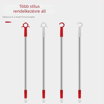 Ablaknyitó készülék csúszóablakhoz, rozsdamentes acél + ABS, kefés felület, ajtókhoz és ablakokhoz