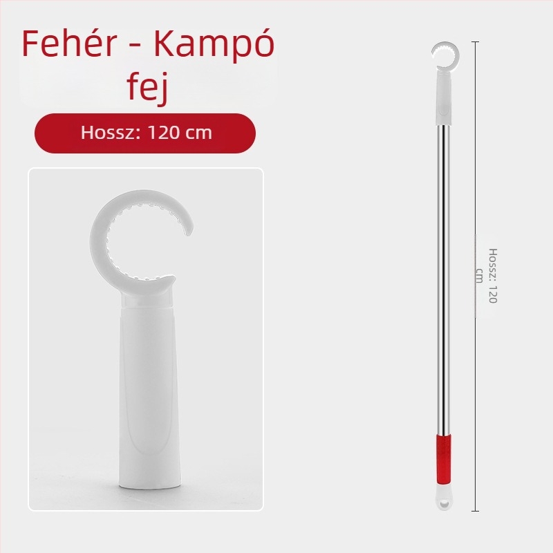 Ablaknyitó készülék csúszóablakhoz, rozsdamentes acél + ABS, kefés felület, ajtókhoz és ablakokhoz