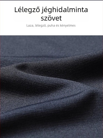 Férfi nyári gyorsan száradó póló, vékony anyagú, Slim-fit rövid ujjú T‑shirt, kerek nyak, poliészter-keverék