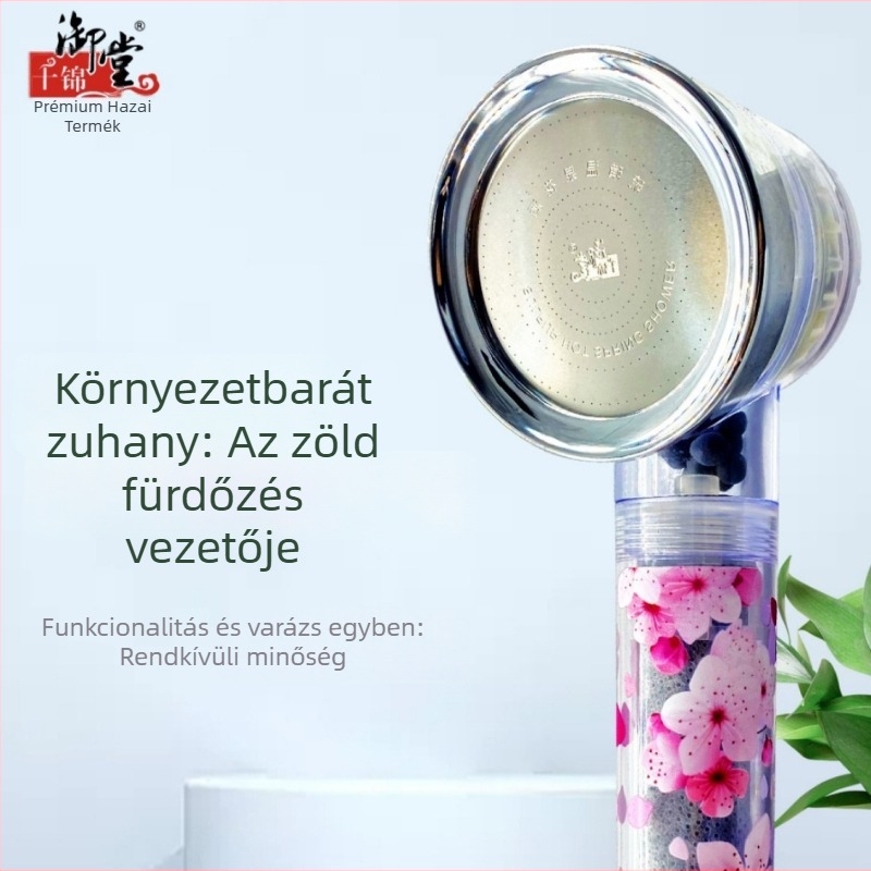 Kézi zuhanyfej a fürdőszobába | Hordozható, ABS anyag, Modell QJH-1 (Többfunkciós: Szórás, Masszázs, Eső)