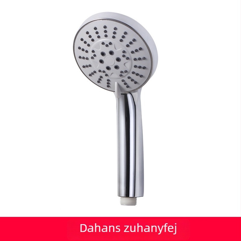 Kézi zuhanyfej ABS-ből, funkciók: permetezés, automatikus vízellátás, eső mód; modell Extra Large Hans Shower; kör alakú forma