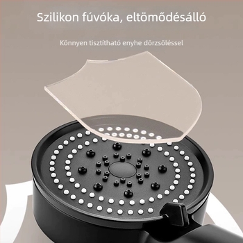Kaisheng Premium kézi zuhanyfej, több beállítással, tartós, nagy sugárzási felület, fekete