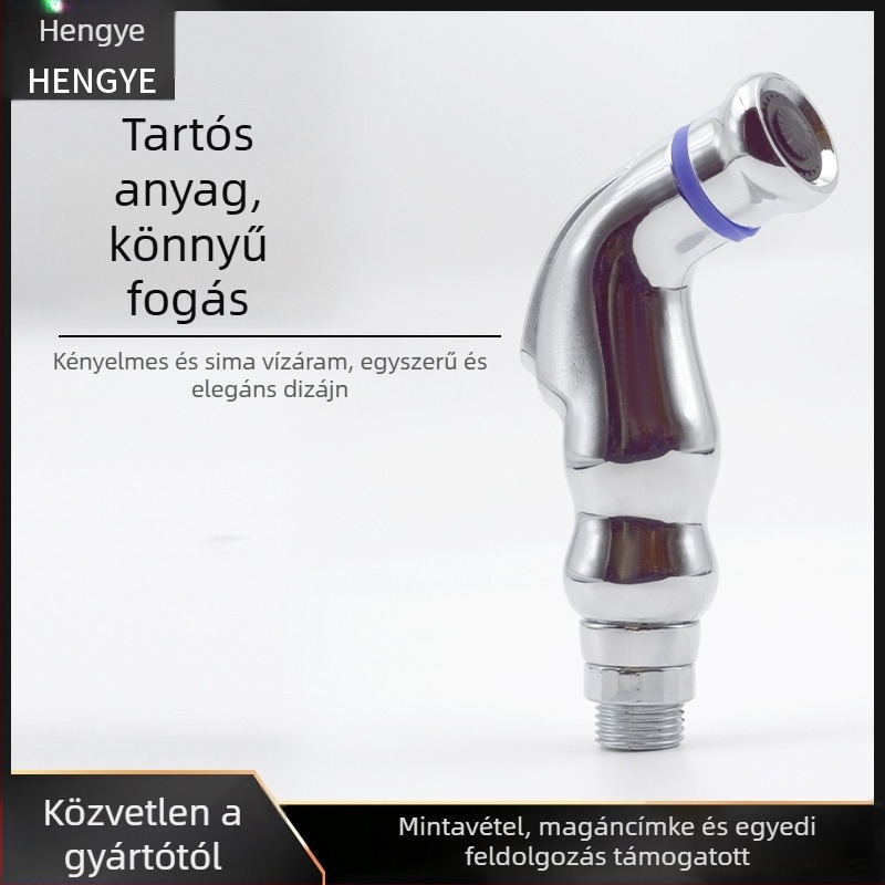 C19 Zuhanyfej Készlet, ABS anyag, eső funkció, falra szerelhető, elektroplating felület, kerek forma, modell C19SET-S