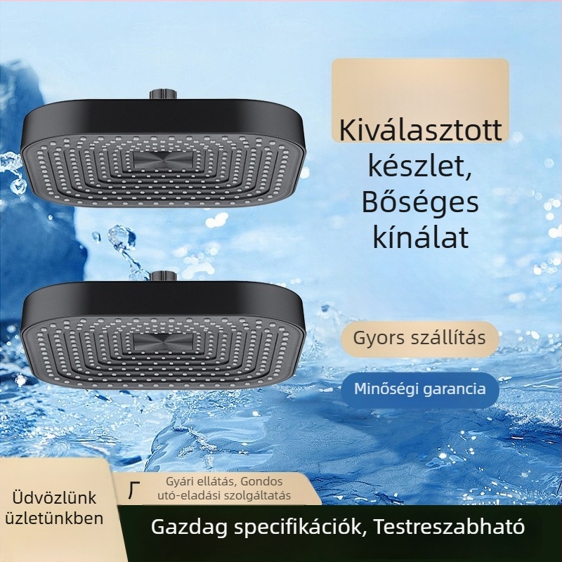 Zuhanyfej - ABS anyag, Eső funkció, Modern stílus, Hordozható, 4-pontos modell