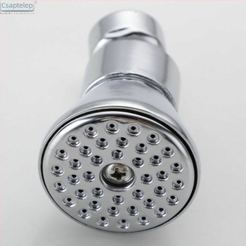 Top-spray zuhanyfej készlet, cinkötvözet, krómozott felület, kör alakú forma, spirálcsatlakozás, max hőmérséklet 100