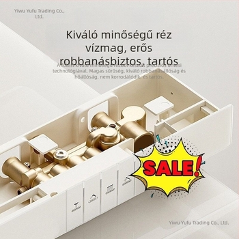 Beépíthető négyszögletes zuhanyfej, 304 rozsdamentes acélból, kefés felülettel, forgatható és állítható, modern dizájn