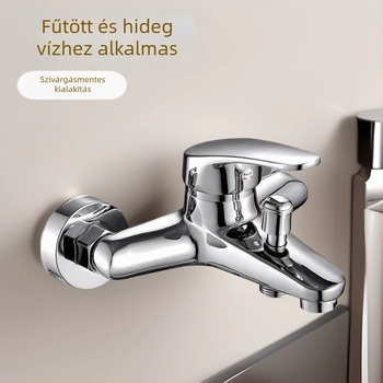 Zuhanycsaptele háromsugár keverő, falba épített kivitel, rézötvözet, kerámia szeleppel, modell Alloy Selo Triple