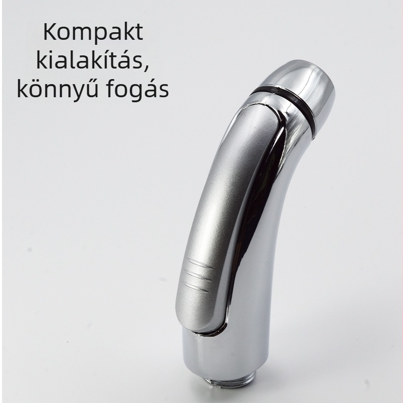 Kézi zuhanyfej ABS-ből, eső funkcióval, kör alakú, falra szerelhető, modell C13.