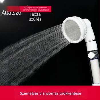 Zuhanyszűrő fej H-2408, falra szerelt, kör alakú, modern letisztult stílus, injektálással öntött, SP SAUCE