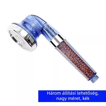 Nyomásos zuhanyfej készlet negatív ionokkal, vízmelegítő és zuhanycső