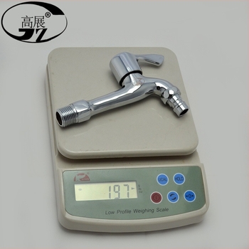 4-utas mosógép csap, falra szerelt, rézanyagú, egykaros működtetés, felületkezelve elektroplatolva, modell GZZ803