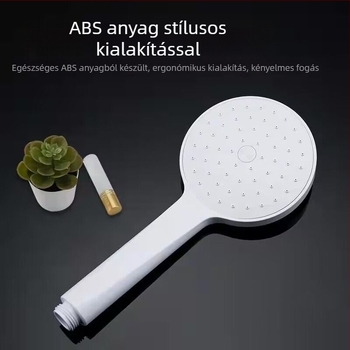 Kézhez álló zuhanyfej eső funkcióval, ABS anyagból, önálló telepítés (60°C, 1.8 MPa)