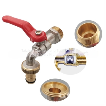 Réz nehéz terhelésű golyóscsap, Tang Ball Valve modell, egykaros működtetés, elektroplatált felület, 0.6 MPa