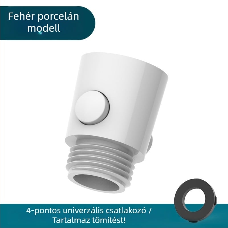 Lin Han krómozott zuhanyfej szögletes szeleppel, forgatható szerelés, kör alakú fej, modern minimalista stílus, testreszabható feldolgozás