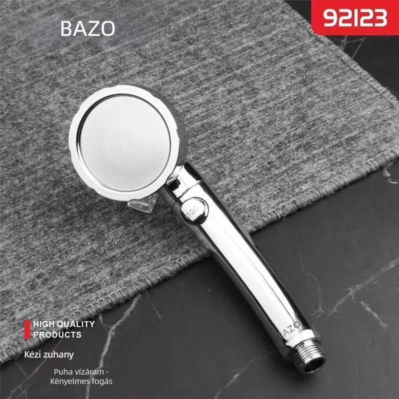 Zuhanyfej 92120/92115/92117, esőztető funkció, műanyag, falra szerelhető, krómozott