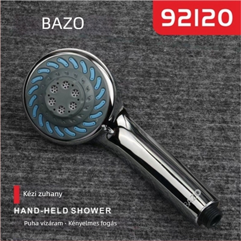 Zuhanyfej 92120/92115/92117, esőztető funkció, műanyag, falra szerelhető, krómozott