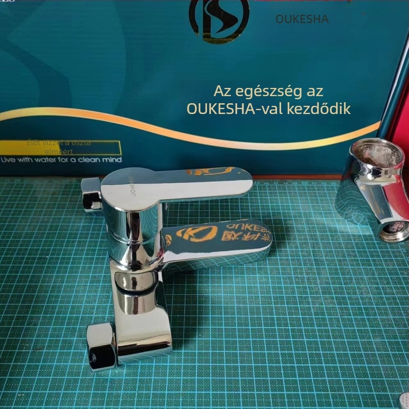 Zuhanykeverő csaptele, réz, oldalsó nyitású, falba épített kivitel, háromfejű zuhany, kerámiás szeleppel, modell SL-853388