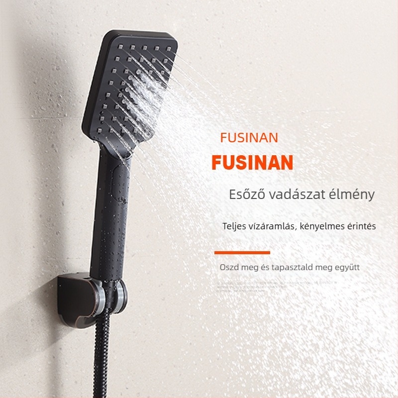 In-wall esőzuhany készlet, rozsdamentes acél, festett felület, FSN-6049 modell, 0–90°C, 1.0 MPa
