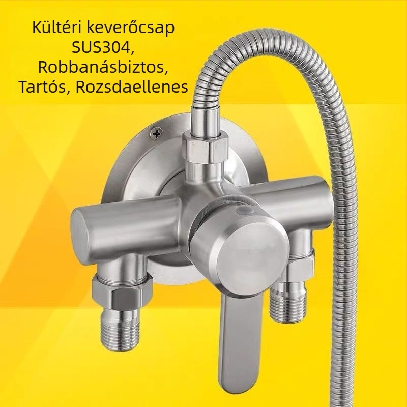 Zuhanykeverő BL-8011, rozsdamentes acélból, kerámiás patronnal, egységes csatlakozású felépítés, nettó tömeg 630 g
