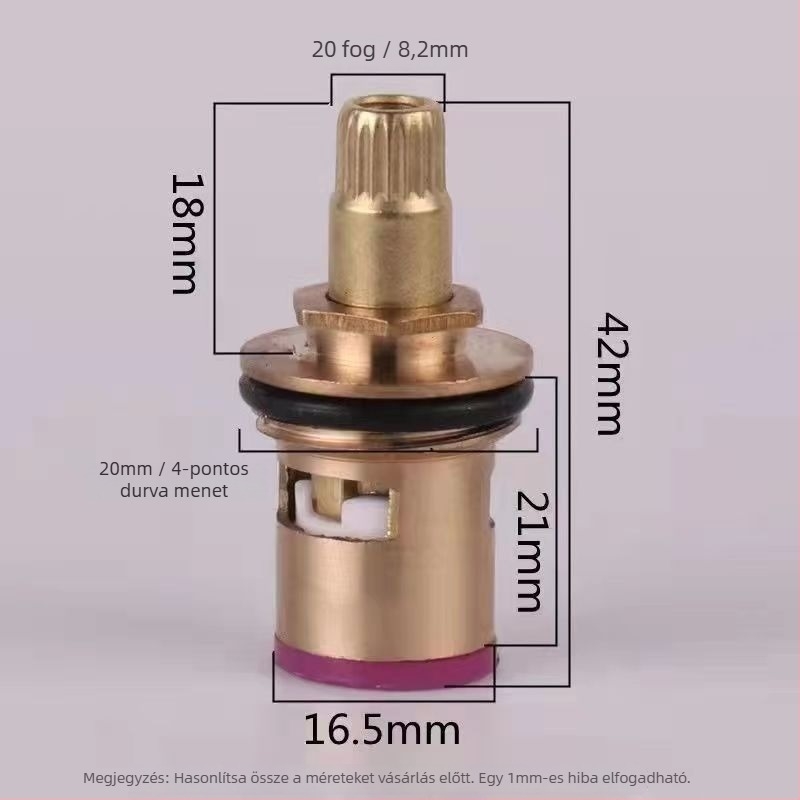 Kerámia szeleptömítő, 304 rozsdamentes acélból készült csaptelehez, gyors nyitás, modell A-1, egyrészes kialakítás, szeleptípus: egyéb