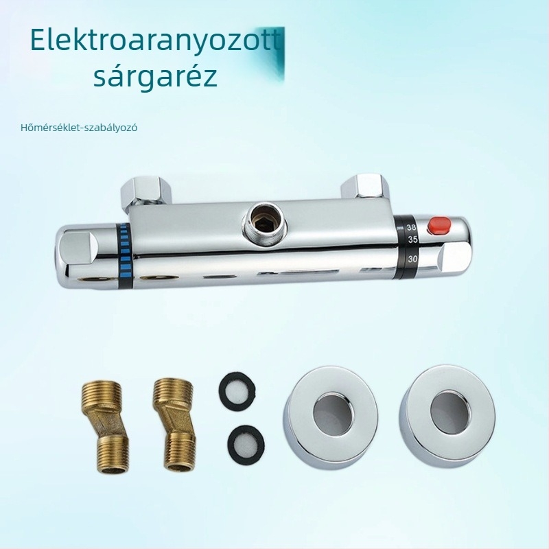 Zuhanykeverő csap, réz testtel, modell 888, 0–80 °C-es működési tartomány, 25 mm csatlakozás