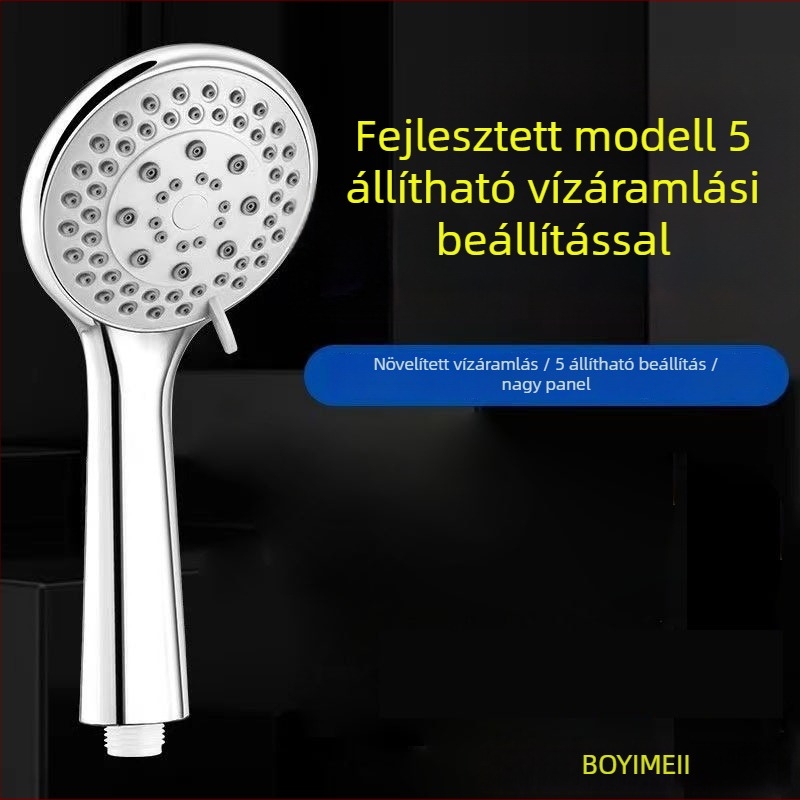 Boyimei Hordozható Kézi Zuhanyfej – ABS, Spray és Eső Funkció, Modell S001