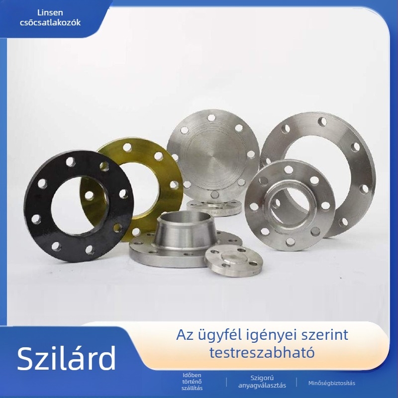 Kovácsolt rozsdamentes acél karima, hegeszthető, horizontális típus, PN10, 4. osztály, korrózióálló