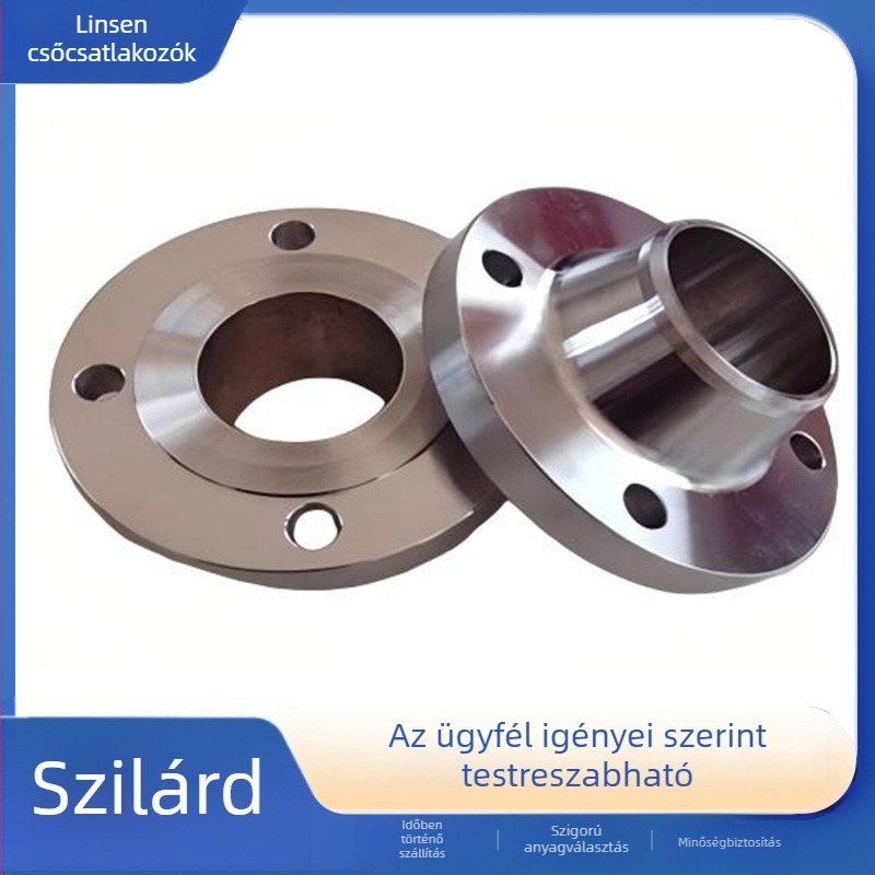 Kovácsolt rozsdamentes acél karima, hegeszthető, horizontális típus, PN10, 4. osztály, korrózióálló