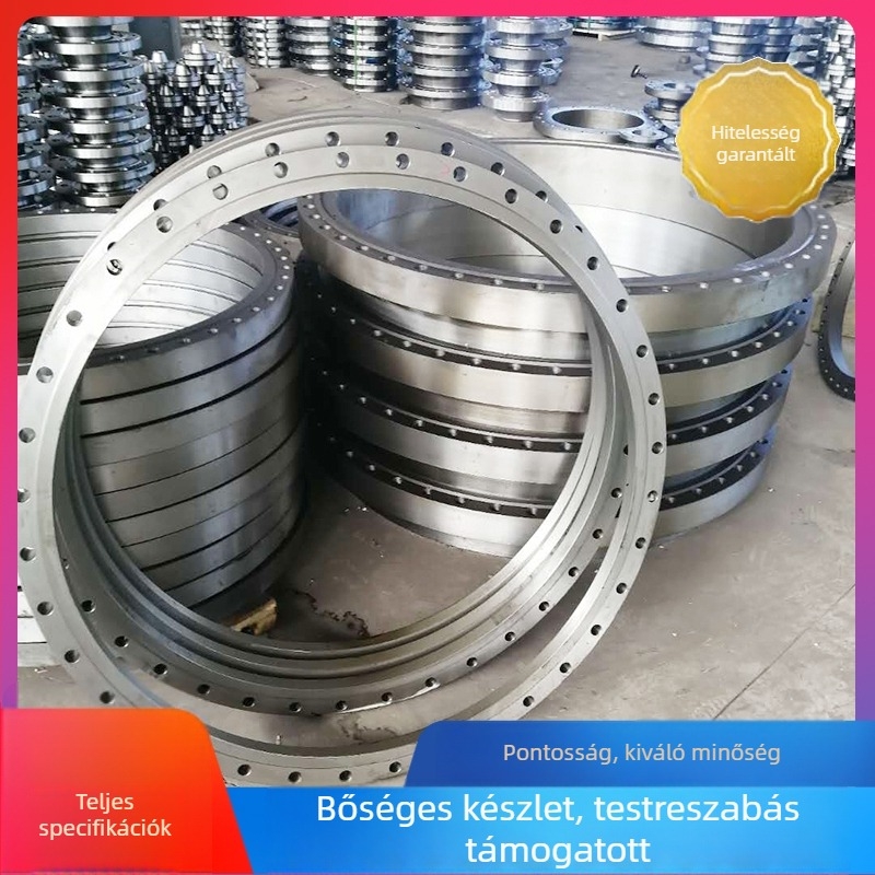 Szénacélból készült hegesztéshez használható flanž, horizontális típus, modell A987, márka Wanhong