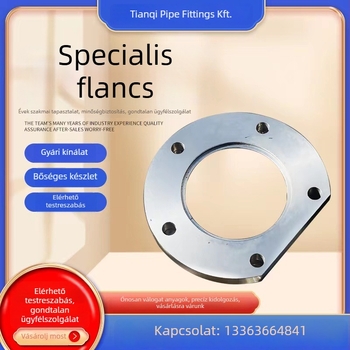 Kovácsolt szénacélból készült különleges alakú flange, horizontális típus, hegesztett kapcsolattal, korrózió- és magasnyomásállóság, nemzeti szabvány, Tianqi