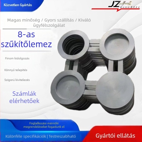 Rozsdamentes acélból készült blind flanx, axiális típus, hegesztett csatlakozás, AAA osztály, nagy nyomásállóság, HG/T21547-2016