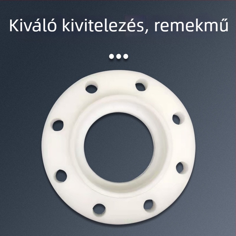 PP/PPH forró olvasztású toldóflanx, korrózióálló, keresztirányú típus, hegesztett csatlakozás, Nemzeti szabvány