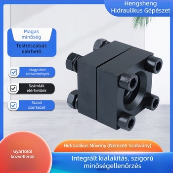 Négyzet alakú rozsdamentes acél flanš, oldalirányú típus, hegesztett csatlakozás, magas nyomásállóság