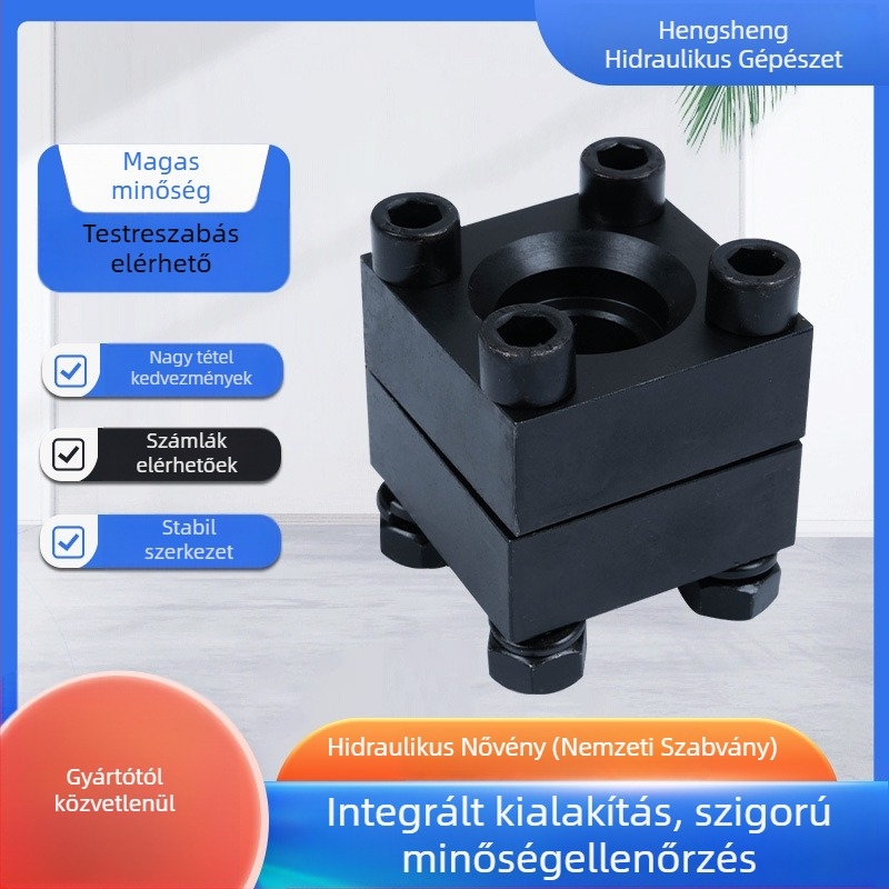 Négyzet alakú rozsdamentes acél flanš, oldalirányú típus, hegesztett csatlakozás, magas nyomásállóság