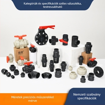 PPH csatlakozóperem, kémiai minőségű, sav- és lúgálló, magas nyomású, sík integrált forróöntött perem