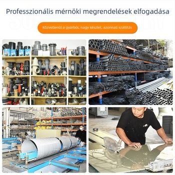 PPH csatlakozóperem, kémiai minőségű, sav- és lúgálló, magas nyomású, sík integrált forróöntött perem