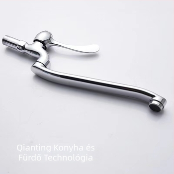 Konyhai mosogató csap lengő funkcióval, falba épített, DN15 4-pontos csatlakozás, rézből készült szeleptest