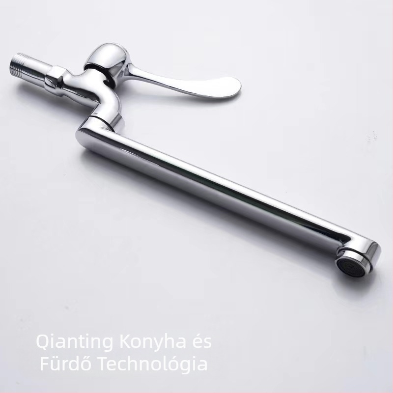 Konyhai mosogató csap lengő funkcióval, falba épített, DN15 4-pontos csatlakozás, rézből készült szeleptest