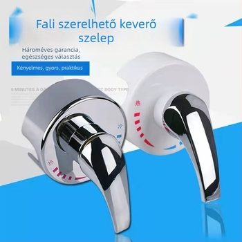 Elektromos vízmelegítő keverőcsap | ABS test | Keramikus szeleptest | Egyszeres kialakítás | Műanyag permetezett felület