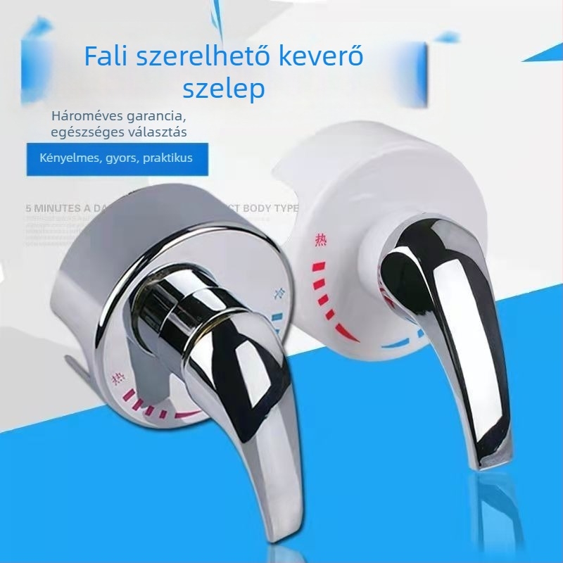 Elektromos vízmelegítő keverőcsap | ABS test | Keramikus szeleptest | Egyszeres kialakítás | Műanyag permetezett felület