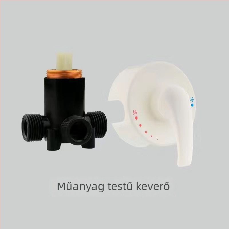 Elektromos vízmelegítő keverőcsap | ABS test | Keramikus szeleptest | Egyszeres kialakítás | Műanyag permetezett felület
