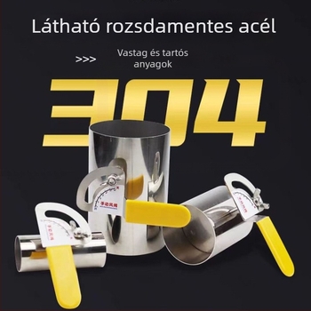304 korrózióálló rozsdamentes acél légcsatorna-szelepe, légáram-szabályozó szelep, kör alakú szellőző szelep, korrózióálló