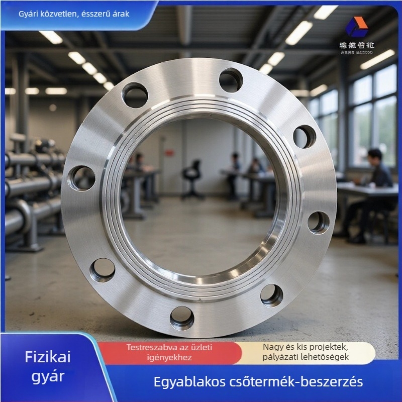 Q235 szénacél síkhegesztett flange, DN15–DN4000, GB/T 9124 szabvány, galvanizált