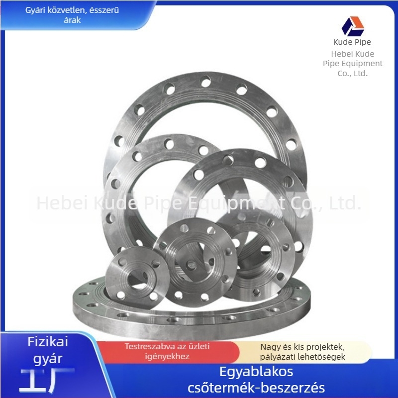 Q235 szénacél síkhegesztett flange, DN15–DN4000, GB/T 9124 szabvány, galvanizált