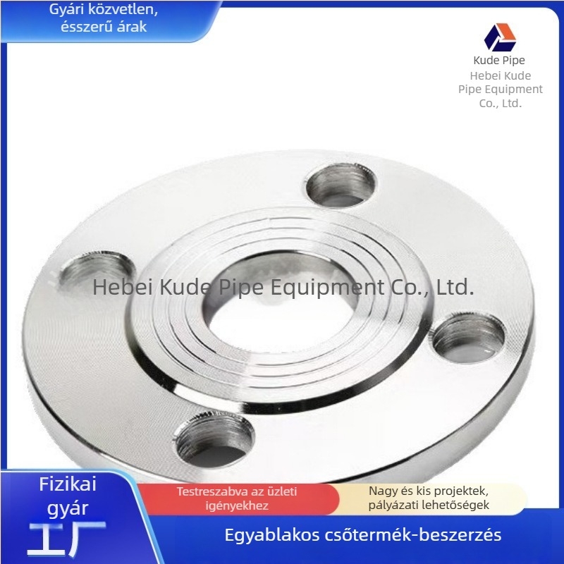 Q235 szénacél síkhegesztett flange, DN15–DN4000, GB/T 9124 szabvány, galvanizált