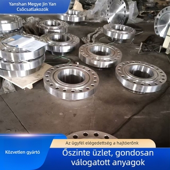 Rozsdamentes acél horizontális csatlakozólemez, hegesztett kötés, nagy nyomásállóság, DN10-3000 modell