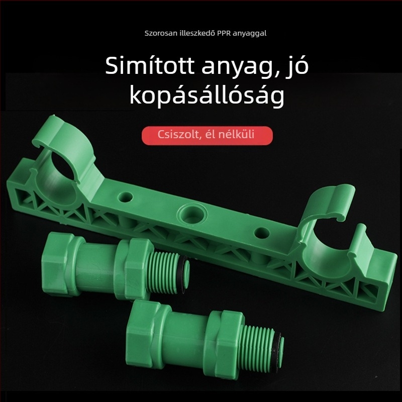 PPR zuhanycsap tartója kettős keverőegységgel, furatjelölő és nyomáspróba tartozékok