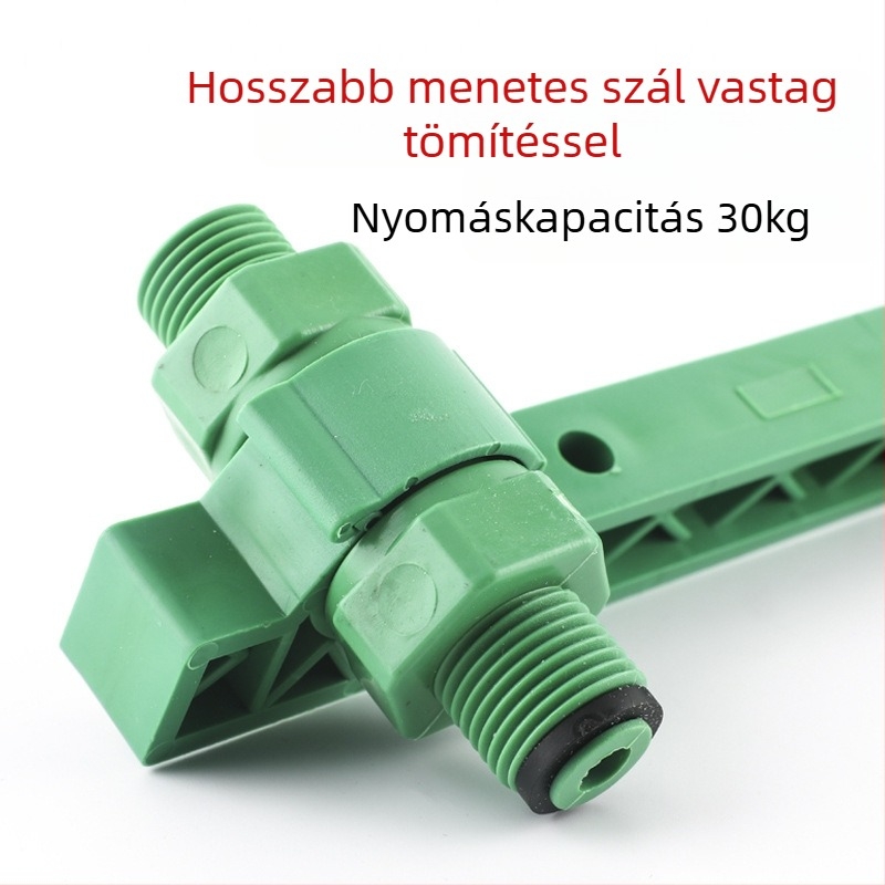 PPR zuhanycsap tartója kettős keverőegységgel, furatjelölő és nyomáspróba tartozékok